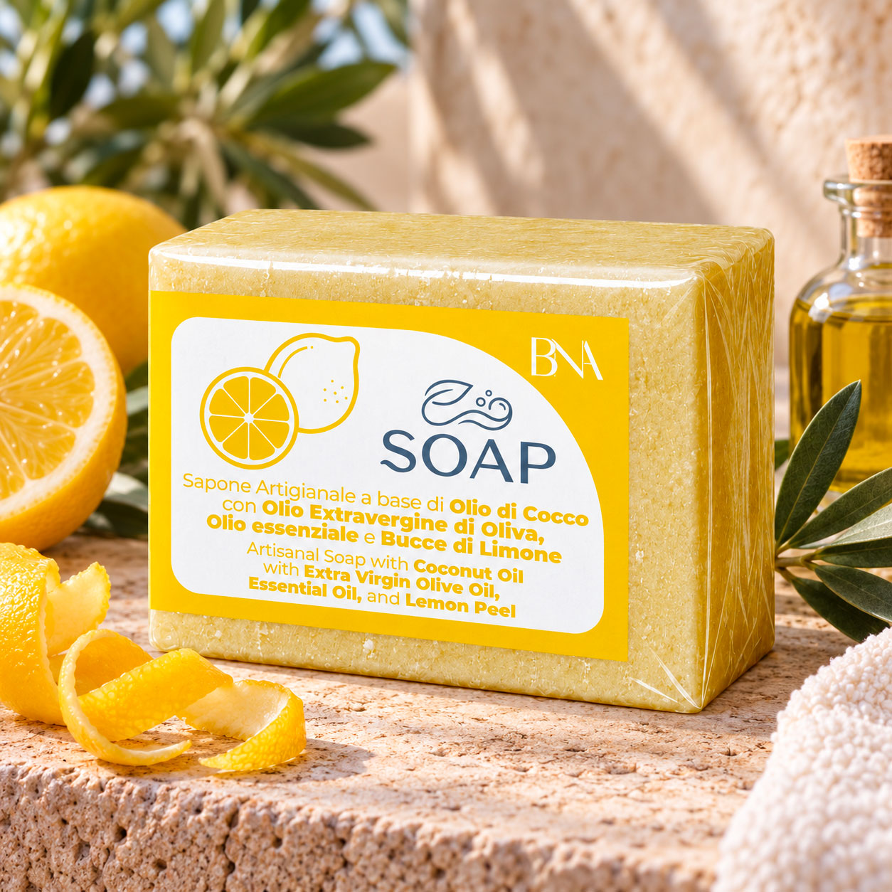 Sapone artigianale limone